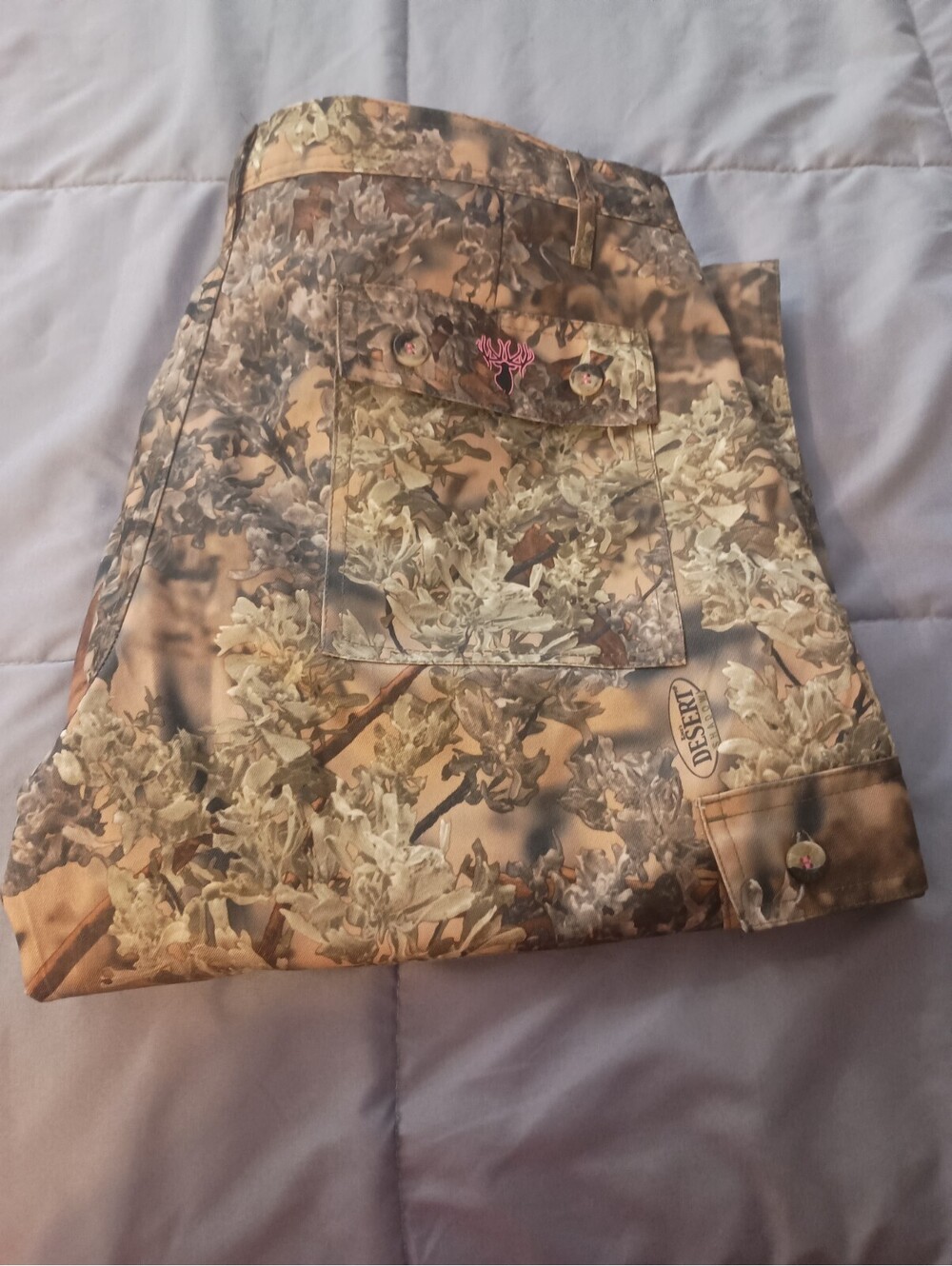 Shadow Camo Hunting Cargo Pants Women’s Size 10 Outdoor Realtree Style